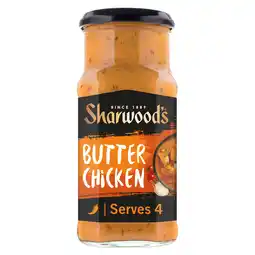 Iceland Sharwood's butter chicken mild curry sauce 420g offer