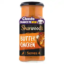 Iceland Sharwood's butter chicken mild curry sauce 420g offer