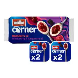 Iceland Müller corner red fruits family pack 4 x 136g (544g) offer