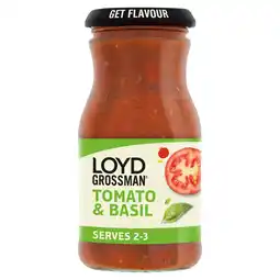 Iceland Loyd grossman tomato & basil 350g offer