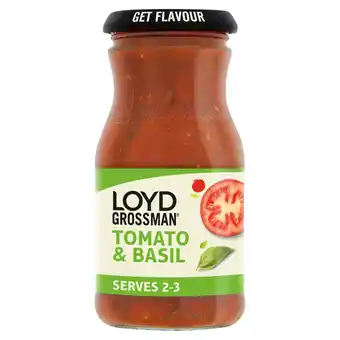 Iceland Loyd grossman tomato & basil 350g offer