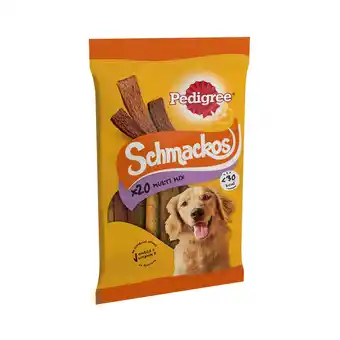 Iceland Pedigree schmackos adult dog treats meaty multi mix 20 strips 144g offer