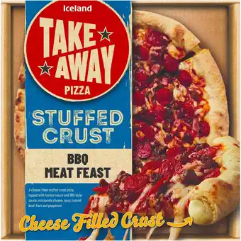 Iceland Iceland stuffed crust bbq meat feast pizza 475g offer
