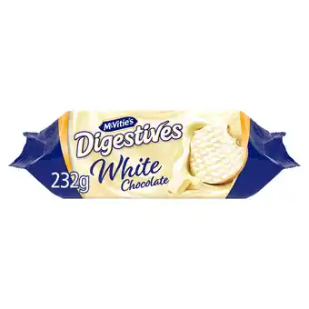 Iceland Mcvitie's digestives white chocolate 232g offer