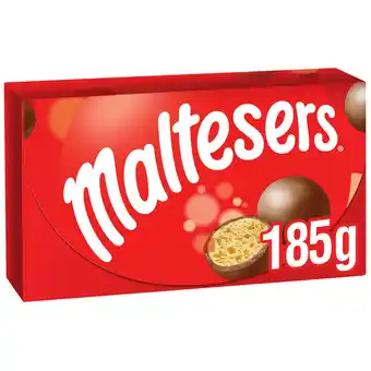 Iceland Maltesers milk chocolate & honeycomb gift box of chocolates 185g offer