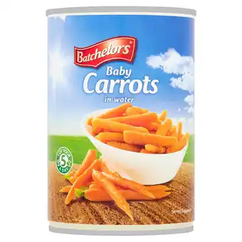 Iceland Batchelors baby carrots in water 400g offer
