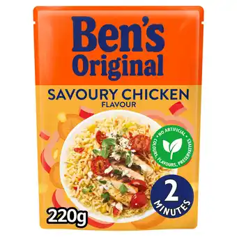 Iceland Ben's original savoury chicken flavour 220g offer