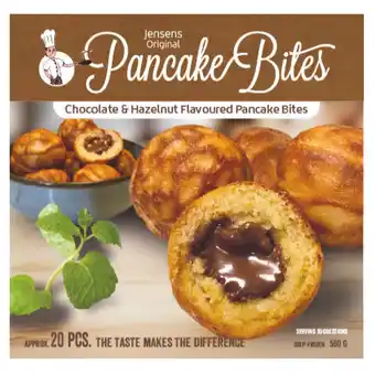 Iceland Jensens original chocolate and hazelnut pancake bites 560g offer