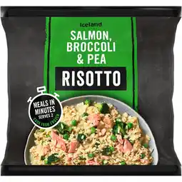 Iceland Iceland meal in a bag salmon, broccoli & pea risotto 750g offer