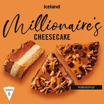 Iceland Iceland millionaire's cheesecake 450g offer