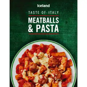Iceland Iceland meatballs and pasta 410g offer