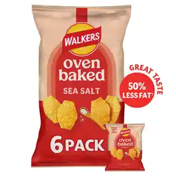 Iceland Walkers baked snacks sea salt 6 x 22g offer