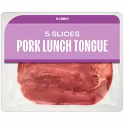 Iceland Iceland pork lunch tongue 120g offer