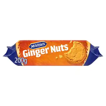 Iceland Mcvitie's ginger nuts biscuits 250g offer