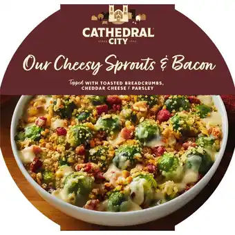 Iceland Cathedral city our cheesy sprouts and bacon 450g offer