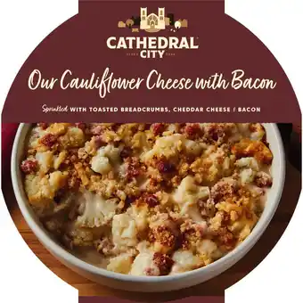 Iceland Cathedral city our cauliflower cheese with bacon 450g offer