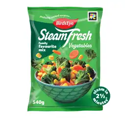 Iceland Birds eye 4 steamfresh family favourite mix 540g offer