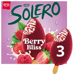 Iceland Solero ice cream red berries 3 x 90 ml offer
