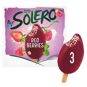 Iceland Solero ice cream red berries 3 x 90 ml offer