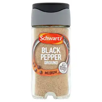 Iceland Schwartz black pepper ground medium 33g offer
