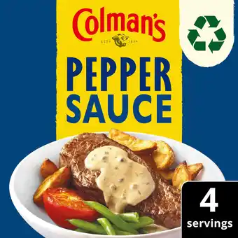 Iceland Colman's sauce mix pepper 40g offer