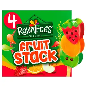 Iceland Rowntree's fruit stack ice lollies 4x70ml offer