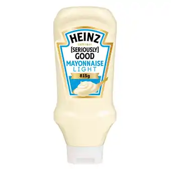 Iceland Heinz seriously good light mayonnaise 815g offer