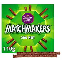 Iceland Quality street matchmakers mint chocolate box 120g offer