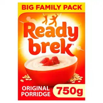 Iceland Ready brek smooth porridge oats original 750g offer