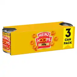Iceland Heinz hoops 3 x 205g offer
