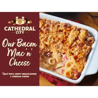 Iceland Cathedral city bacon mac 'n' cheese 400g offer