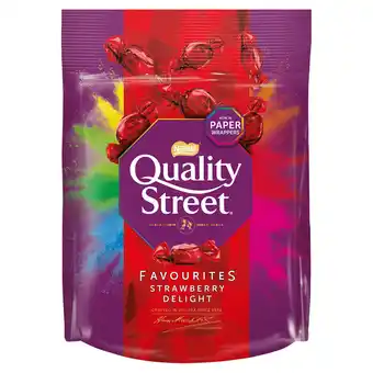 Iceland Quality street strawberry delight chocolate sharing bag 344g offer