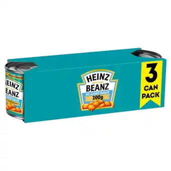 Iceland Heinz no added sugar beanz 3 x 200g offer