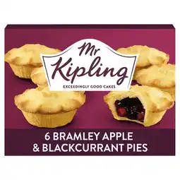 Iceland Mr kipling 6 bramley apple & blackcurrant pies offer