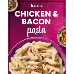 Iceland Iceland chicken and bacon pasta 400g offer