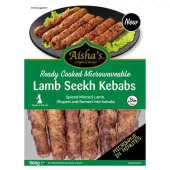 Iceland Aisha's lamb seekh kebabs 600g offer