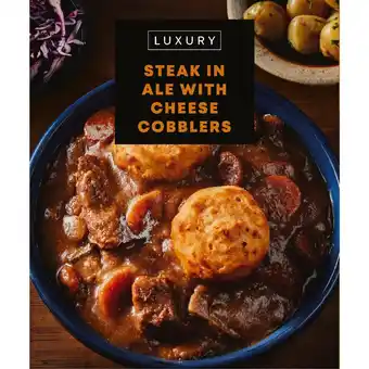 Iceland Iceland luxury steak in ale with cheese cobblers 400g offer