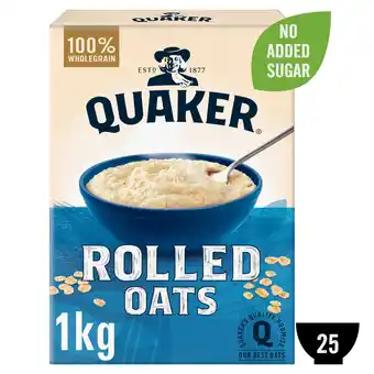 Iceland Quaker rolled porridge oats 1kg offer