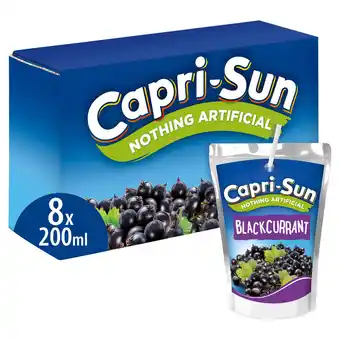 Iceland Capri-sun blackcurrant 8 x 200ml offer