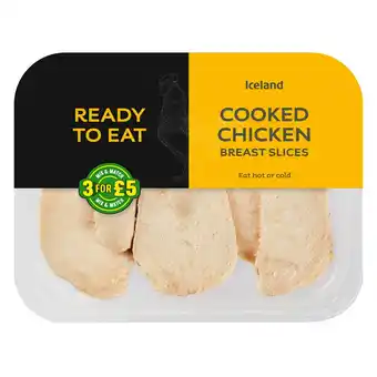 Iceland Iceland cooked chicken breast slices 150g offer