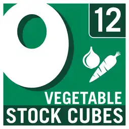 Iceland Oxo 12 vegetable stock cubes 71g offer
