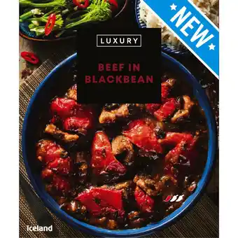 Iceland Iceland luxury beef in blackbean 400g offer