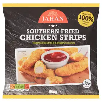 Iceland Jahan southern fried chicken strips 500g offer