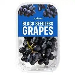 Iceland Iceland black seedless grapes 500g offer