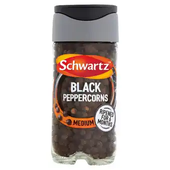 Iceland Schwartz medium black peppercorns 35g offer