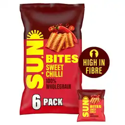 Iceland Sunbites sun ripened sweet chilli multipack snacks 6x25g offer