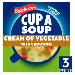 Iceland Batchelors cup a soup cream of vegetable with croutons 90g offer