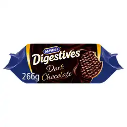 Iceland Mcvitie's dark chocolate digestive biscuits 266g offer