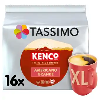 Iceland Tassimo kenco americano grande xl coffee pods x16 offer