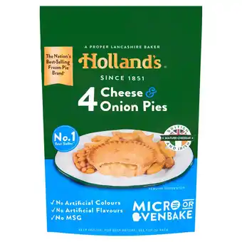 Iceland Holland's 4 cheese & onion pies offer